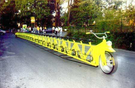 Longest-Bicycle; Ten Wacky Vehicles Crazy