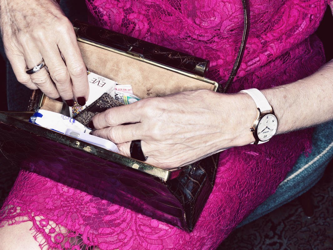 5.Kai Uwe Gundlach, from Germany, is a finalist in the Still Life awards for this simple picture of a woman looking through her purse, from the photography series entitles 'Timeless' (Kai Uwe Gundlach/Sony World Photography Awards)