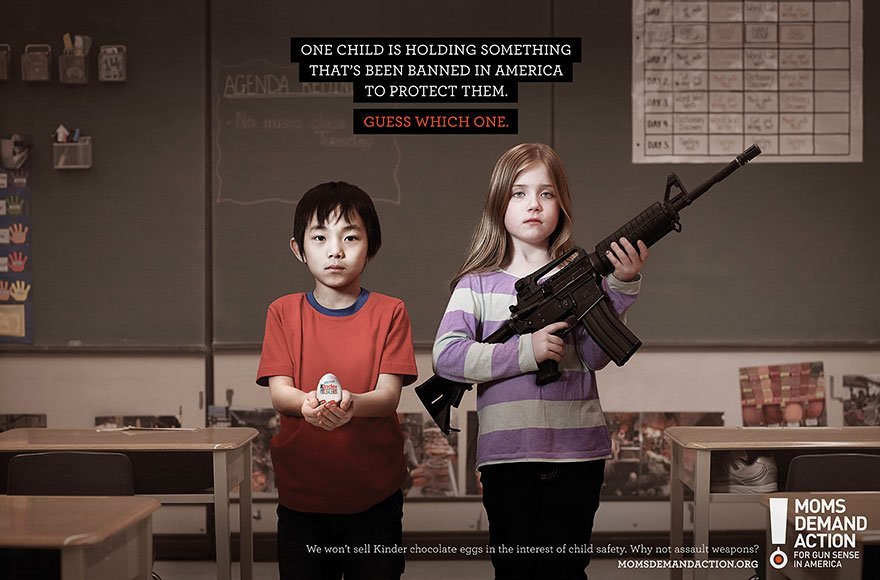 One Child Is Holding Something That’s Been Banned in America to Protect Them. Guess Which One?