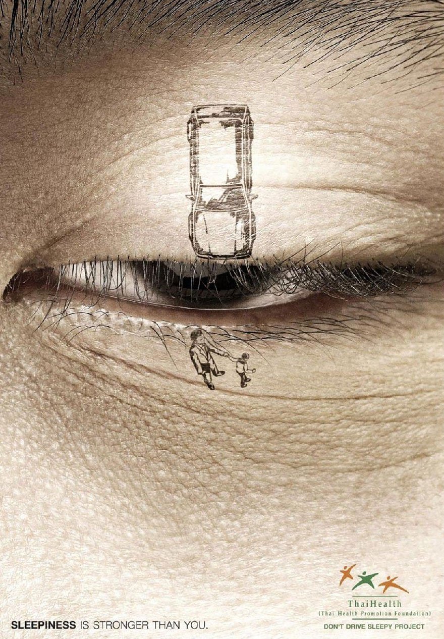 Sleepiness Is Stronger Than You. Don’t Drive Sleepy