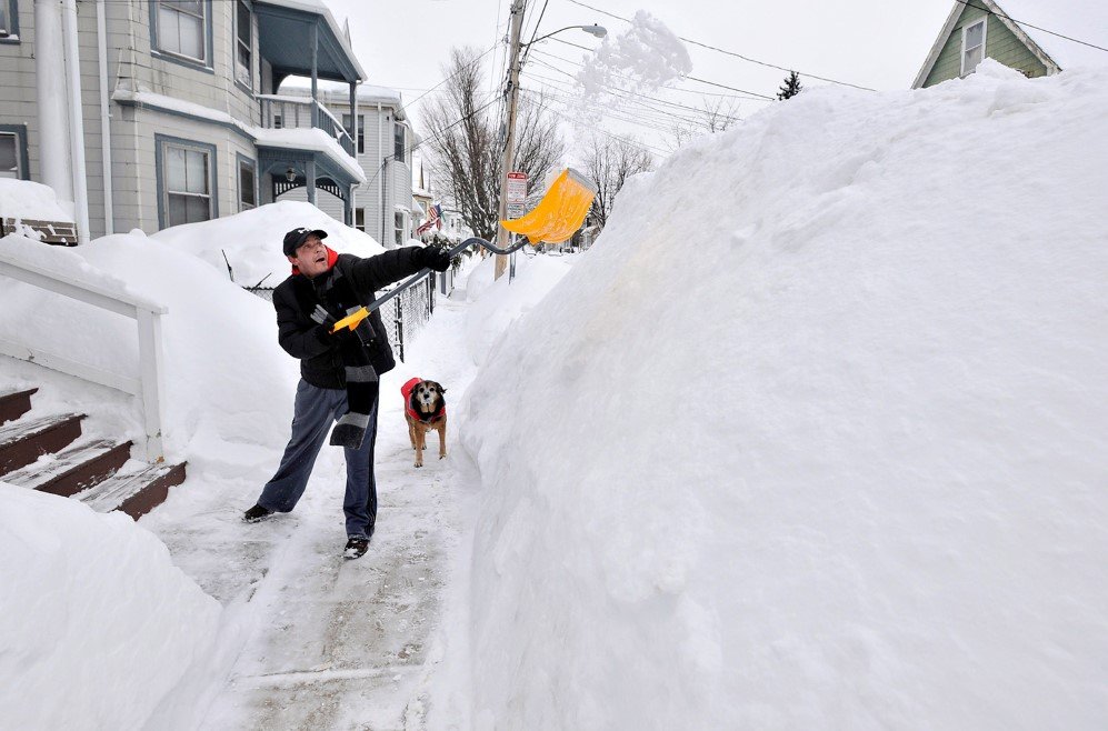 Somerville, Massachusetts got more than 70 inches of snow last winter – Feb. 10, 2015.