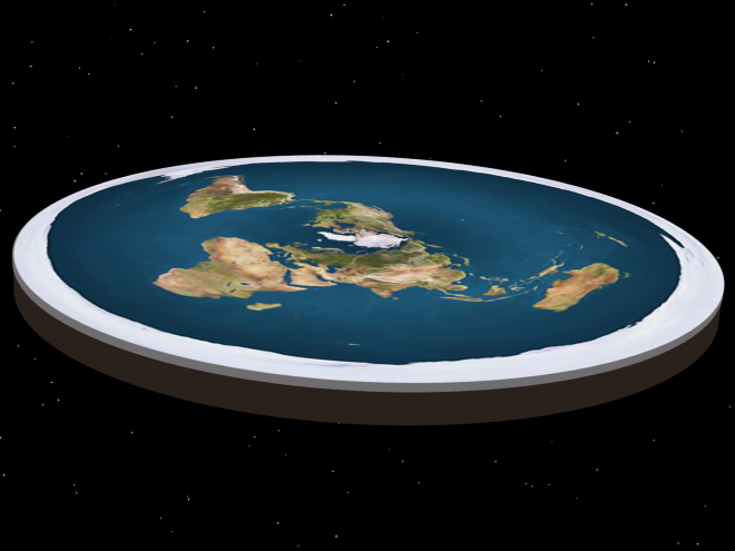 is earth flat?
