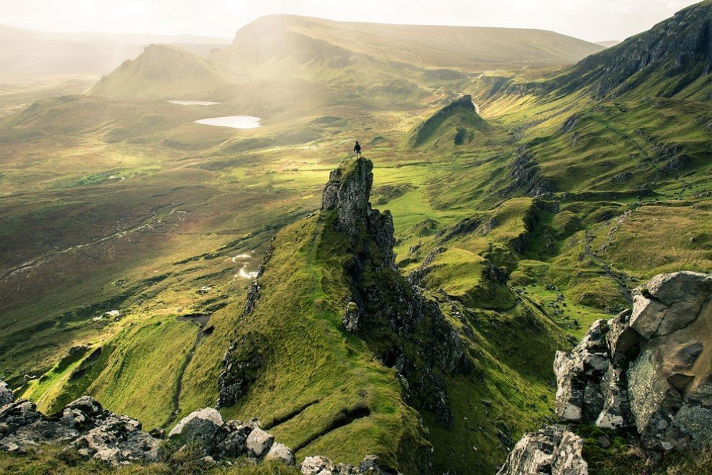 Quiraing landslip Skye Scotland