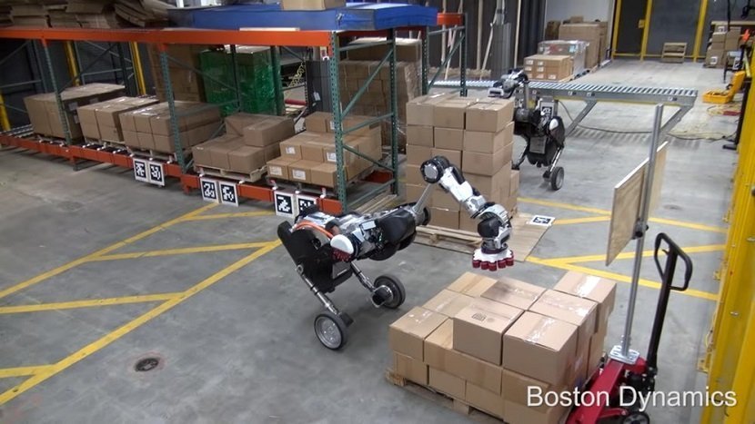 Boston Dynamics Handle Warehouse Robot