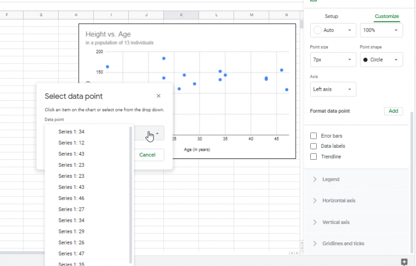 Format Data Point