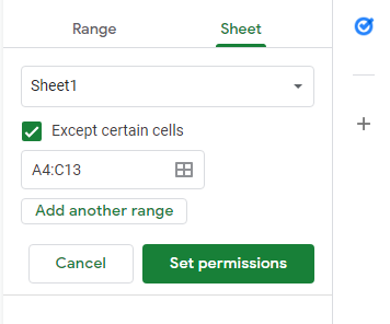 8 Locking Cells Google Sheets