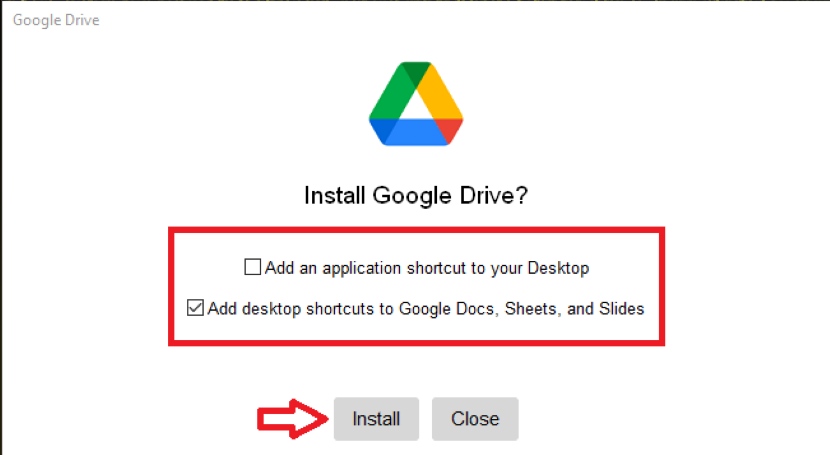 Add google drive to file explorer